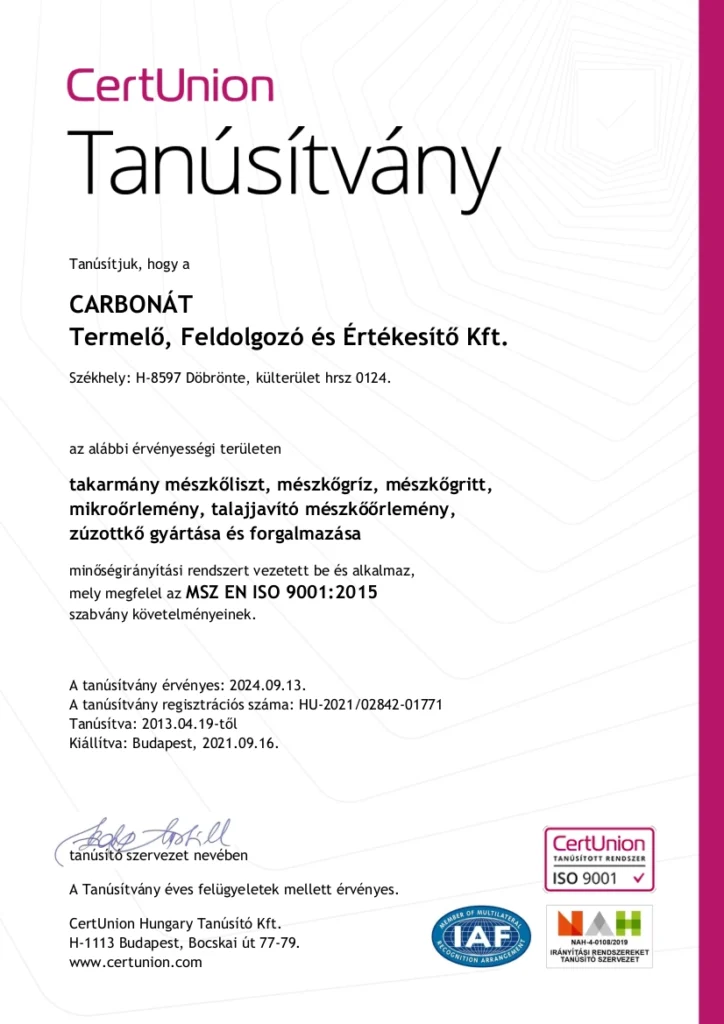 CertUnion tanúsítvány