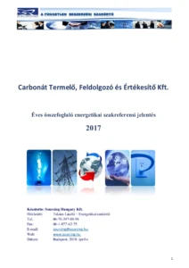 Energetikai jelentés 2017